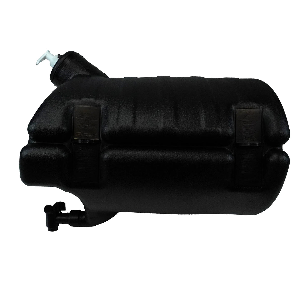 Wassertank mit Hahn und Seifenspender, 30 Liter – Schwarz