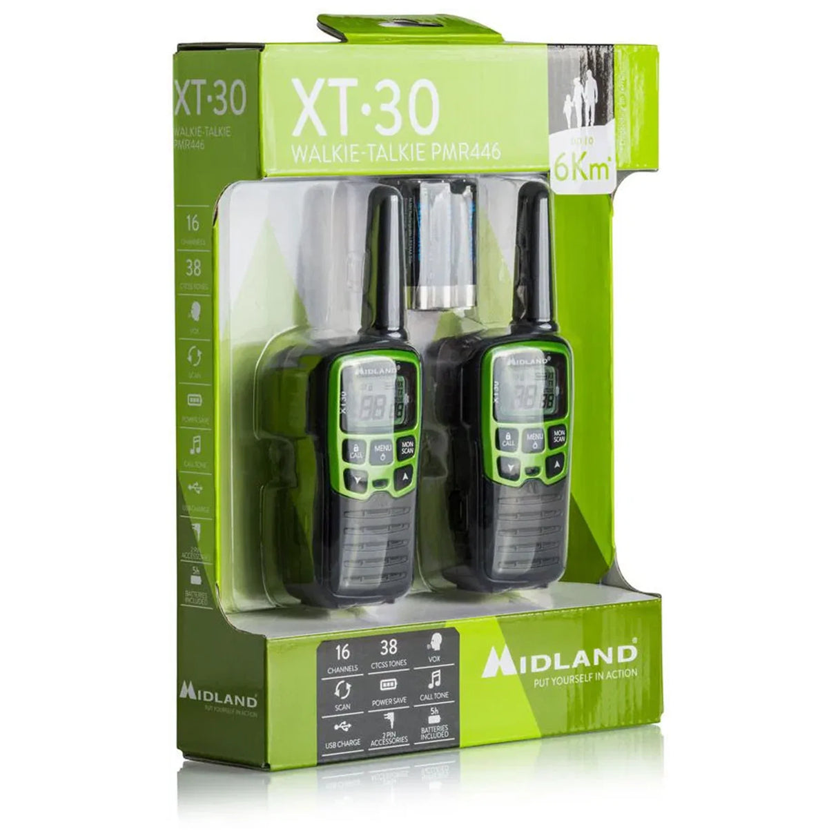 Walkie Talkie Midland XT30 – Set de 2 Radios Portátiles