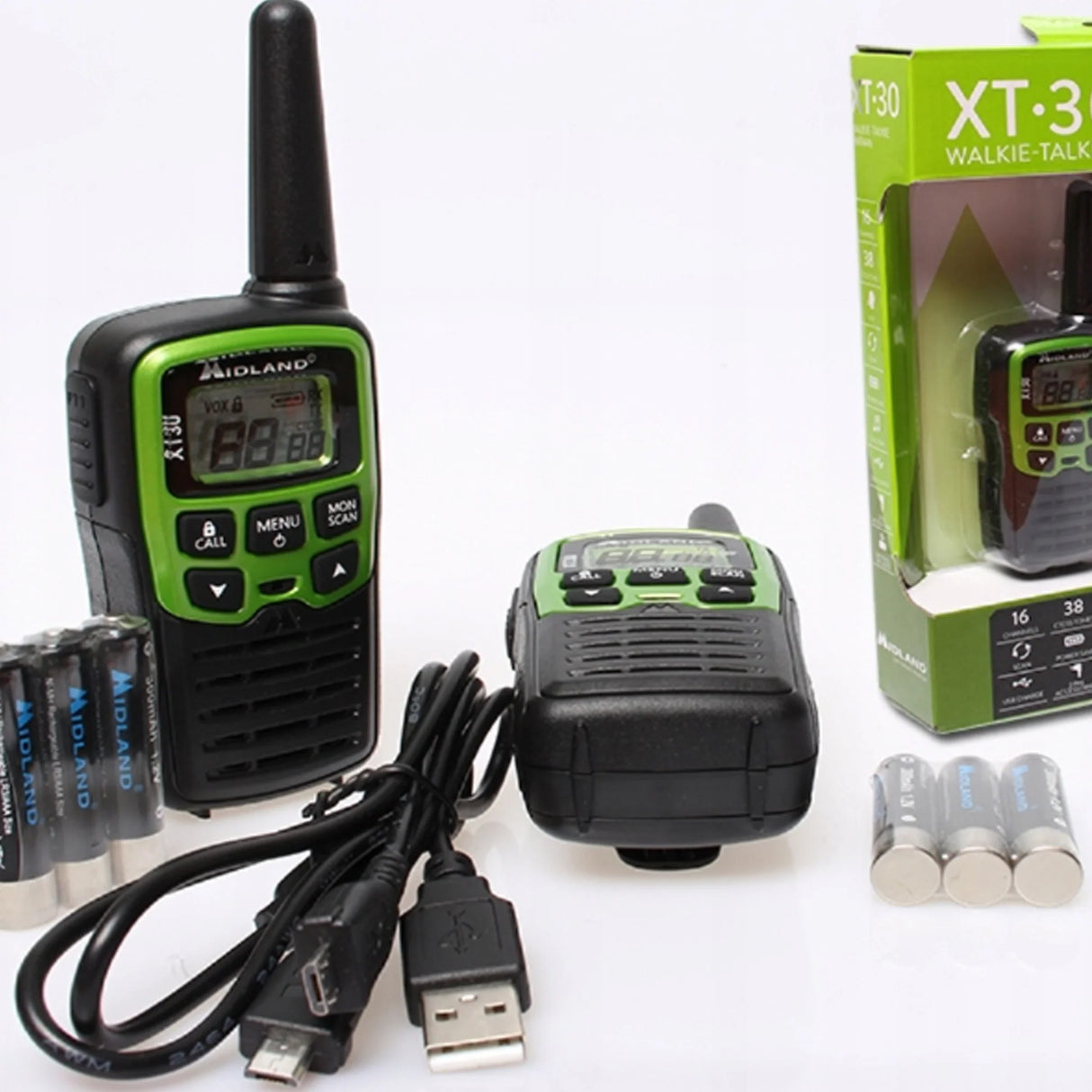 Walkie Talkie Midland XT30 – Set de 2 Radios Portátiles