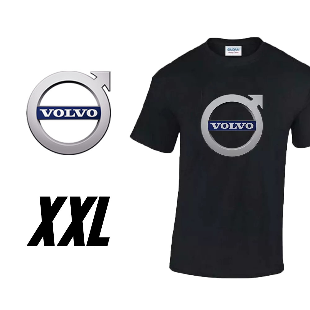 Volvo T-Shirt aus 100% Baumwolle – Schwarz