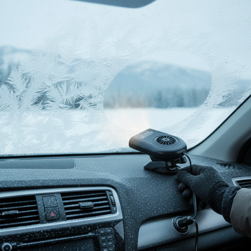 Kompakter Auto-Luftentfeuchter mit 12V Zigarettenanzünder – 160W