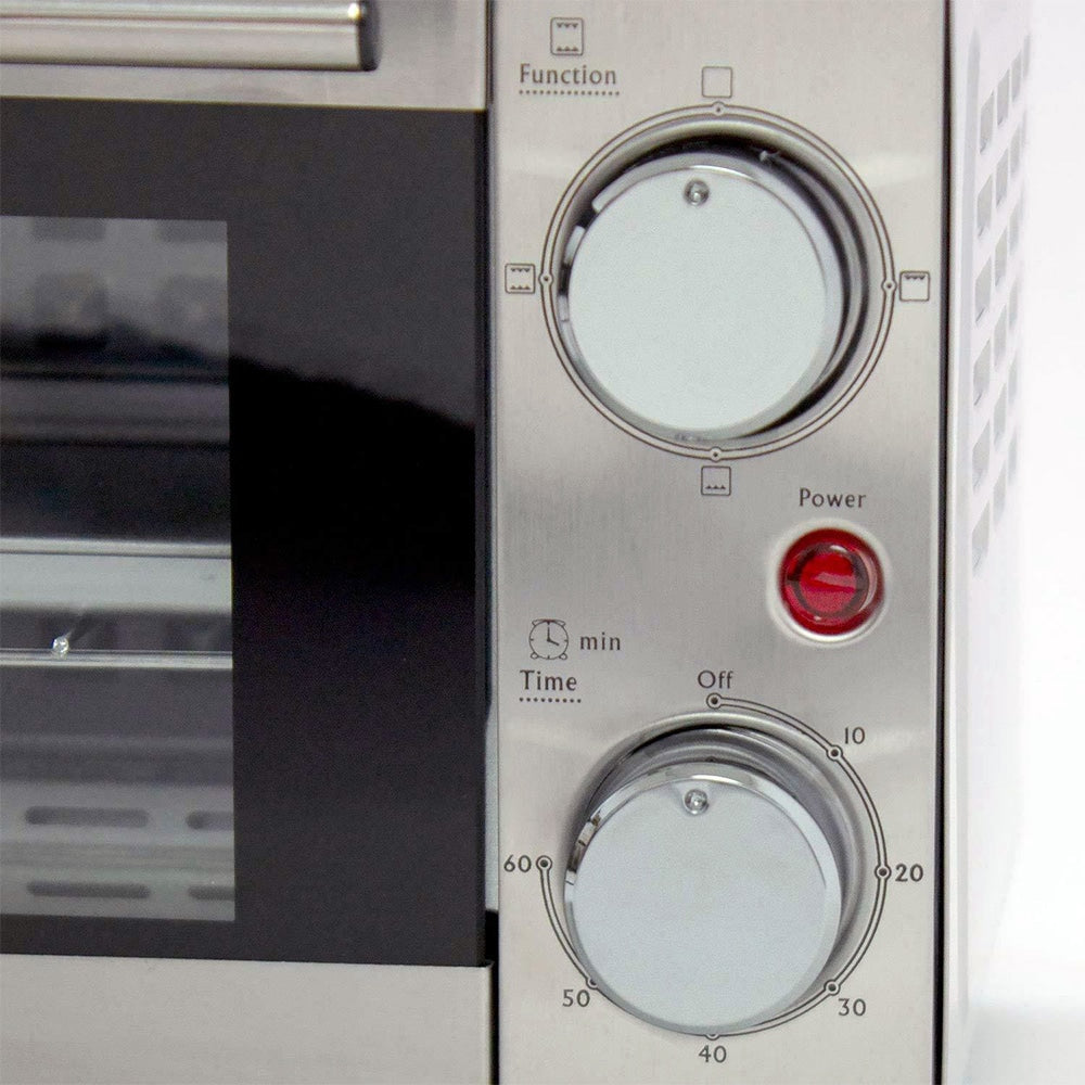 Elektrischer 24V Backofen, 300W – Kompaktgerät für Lkw, Wohnmobile & Busse, 9 Liter