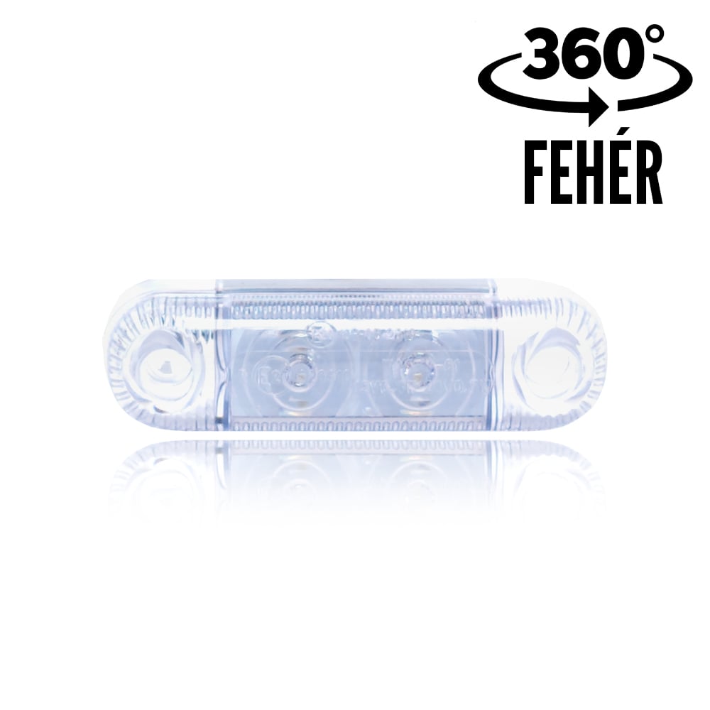 Luz de posición LED empotrable para vehículos – Disponible en amarillo, rojo y blanco