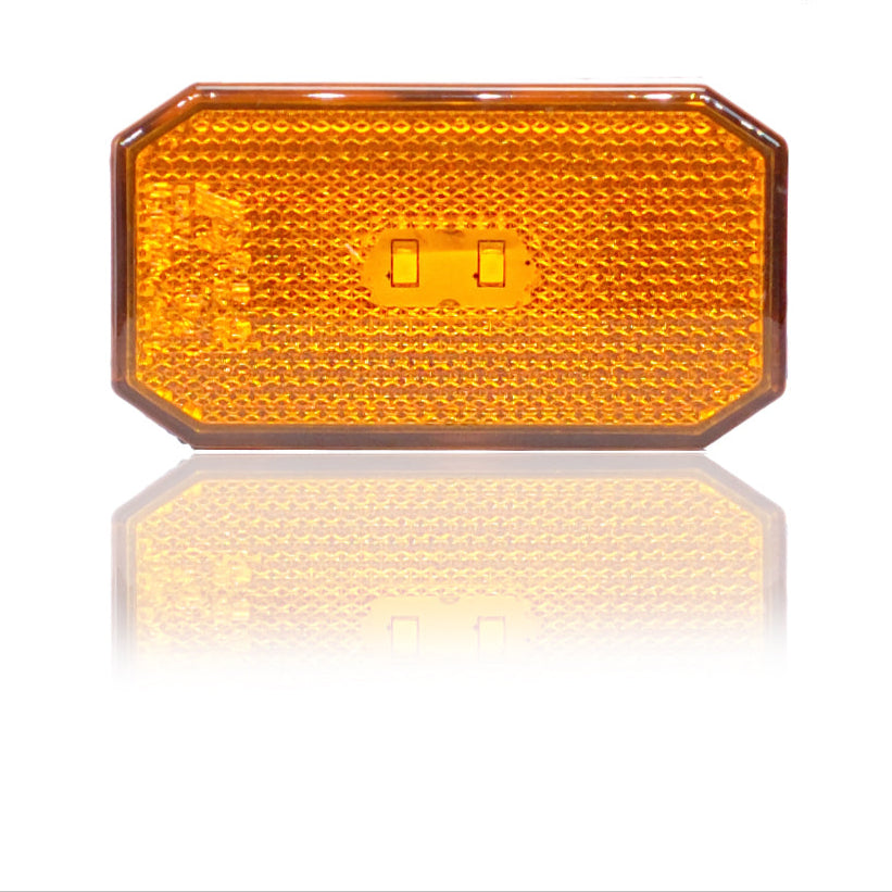 Luce di posizione LED rettangolare 2 LED 12/24V