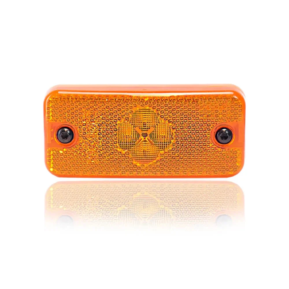 Luz de posición LED ámbar con prisma para Volvo Vignal
