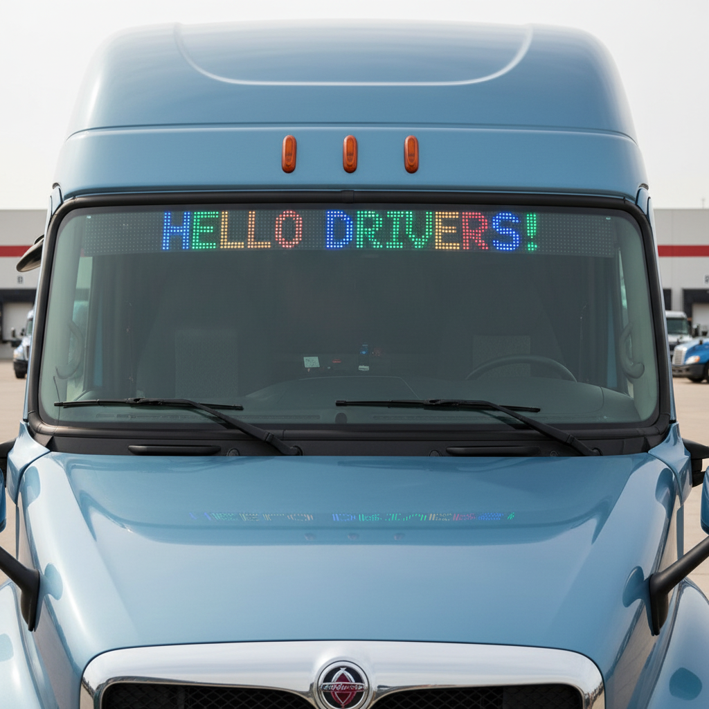 Flexibles LED-Display-Set mit Augen-Animation, Bluetooth-Steuerung, 12V, 590x120mm