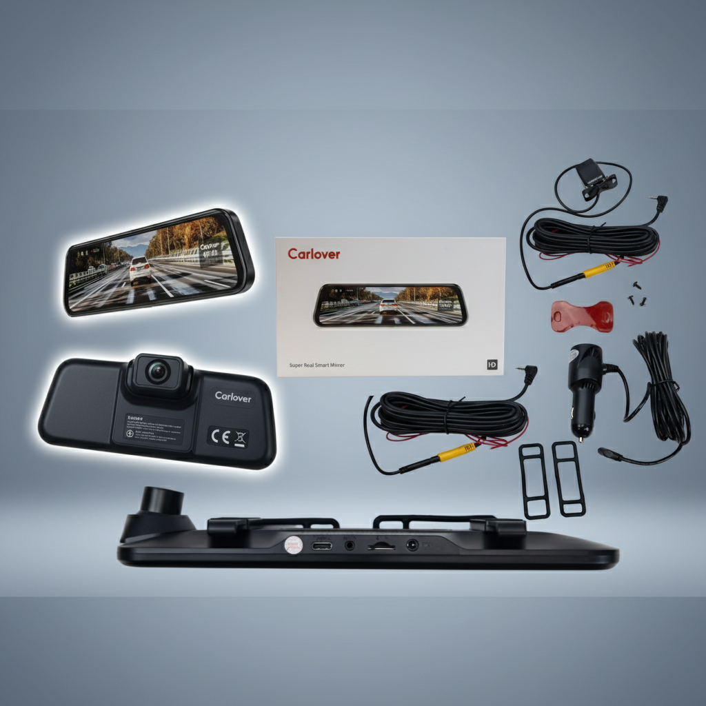 Cámara de coche Carlover HD N8Pro para retrovisor con visión nocturna