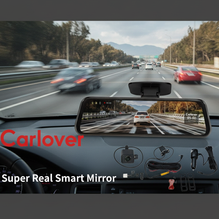 Cámara de coche Carlover HD N8Pro para retrovisor con visión nocturna