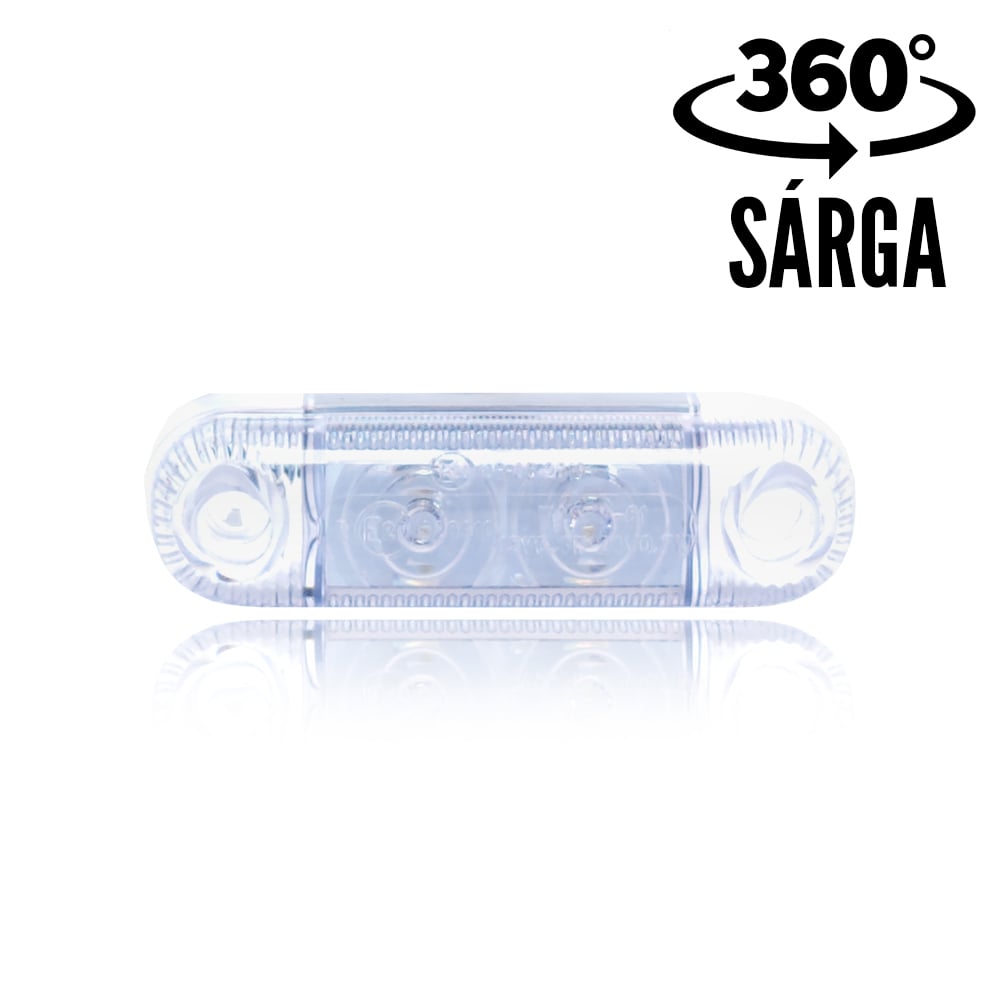 Luz de posición LED empotrable para vehículos – Disponible en amarillo, rojo y blanco