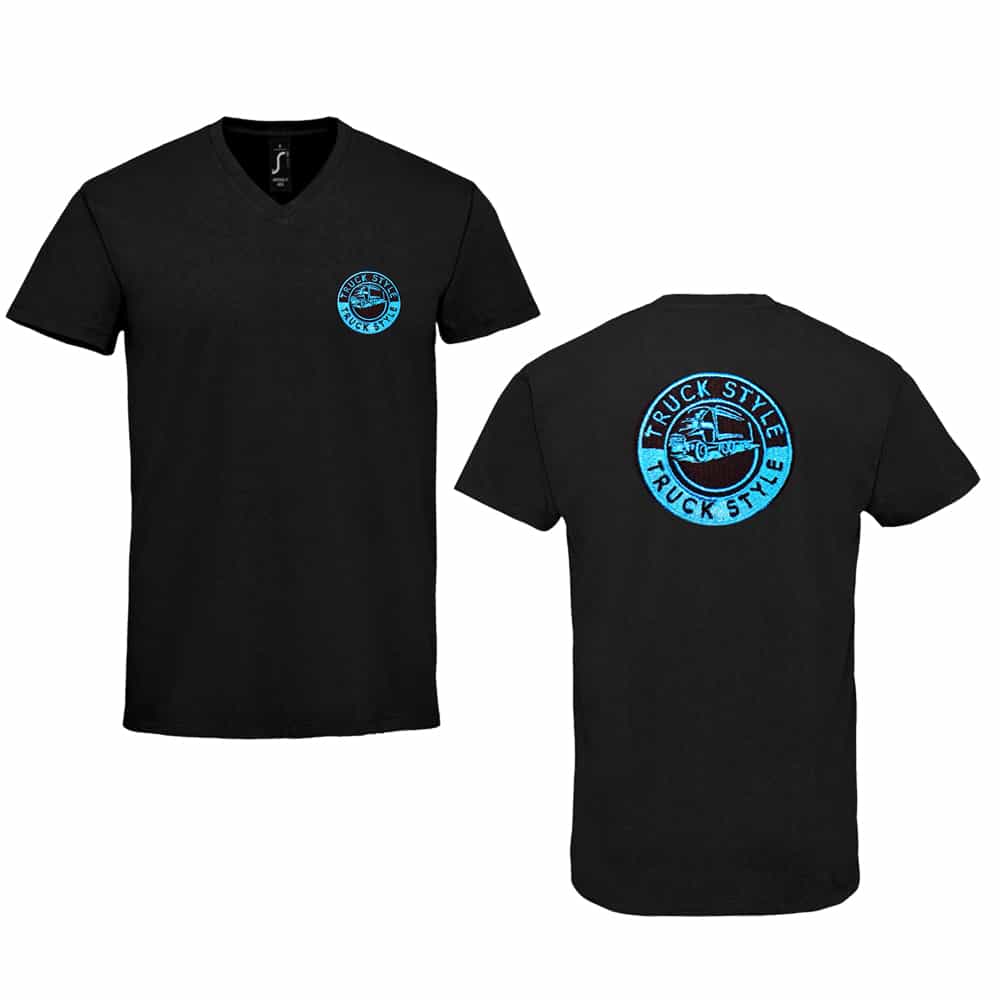 Camiseta negra Truck Style para camioneros