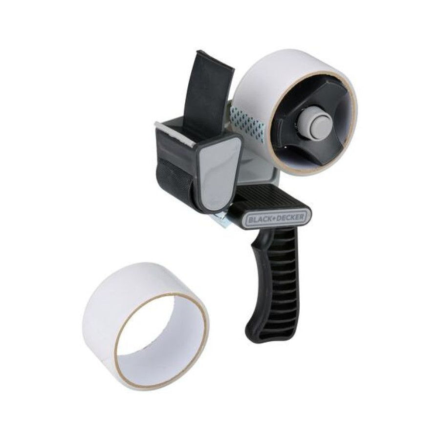 Dispenser per nastro adesivo Black+Decker con 2 nastri 48mm x 15m
