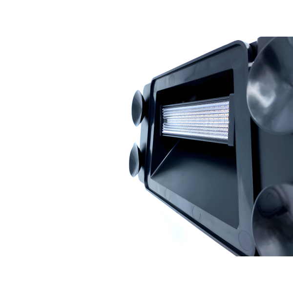 Luce lampeggiante gialla per parabrezza con 24 LED e 19 modalità