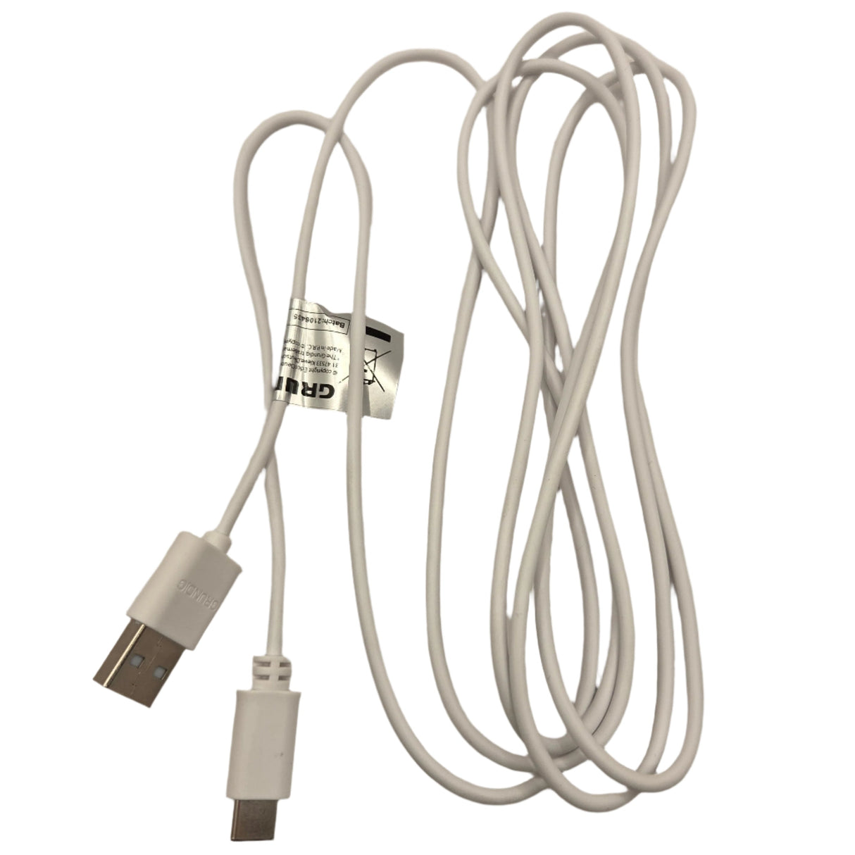 Grunding USB Type-C Kabel, 2 m, Weiß