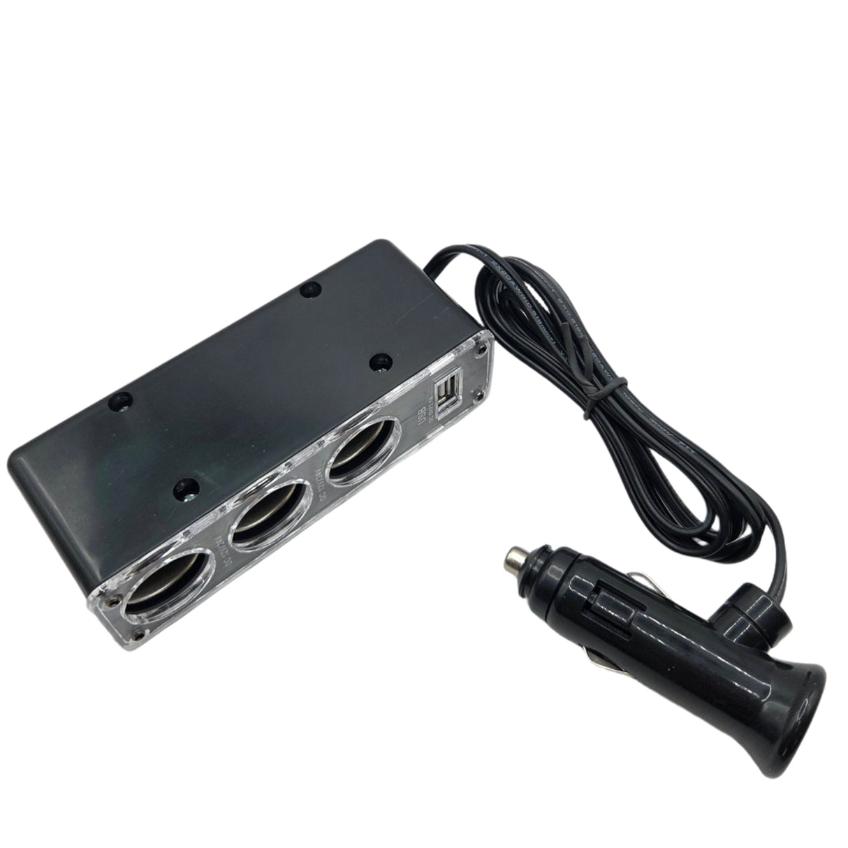 Car Cigarette Lighter Splitter with 3 Sockets