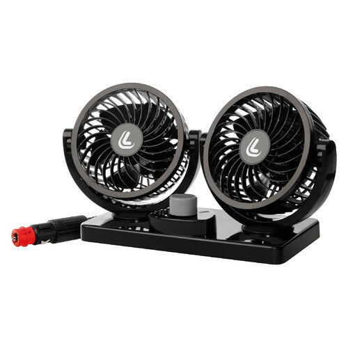 Ventilador doble para coche 24V Ø 11 cm Lampa Twin-Air