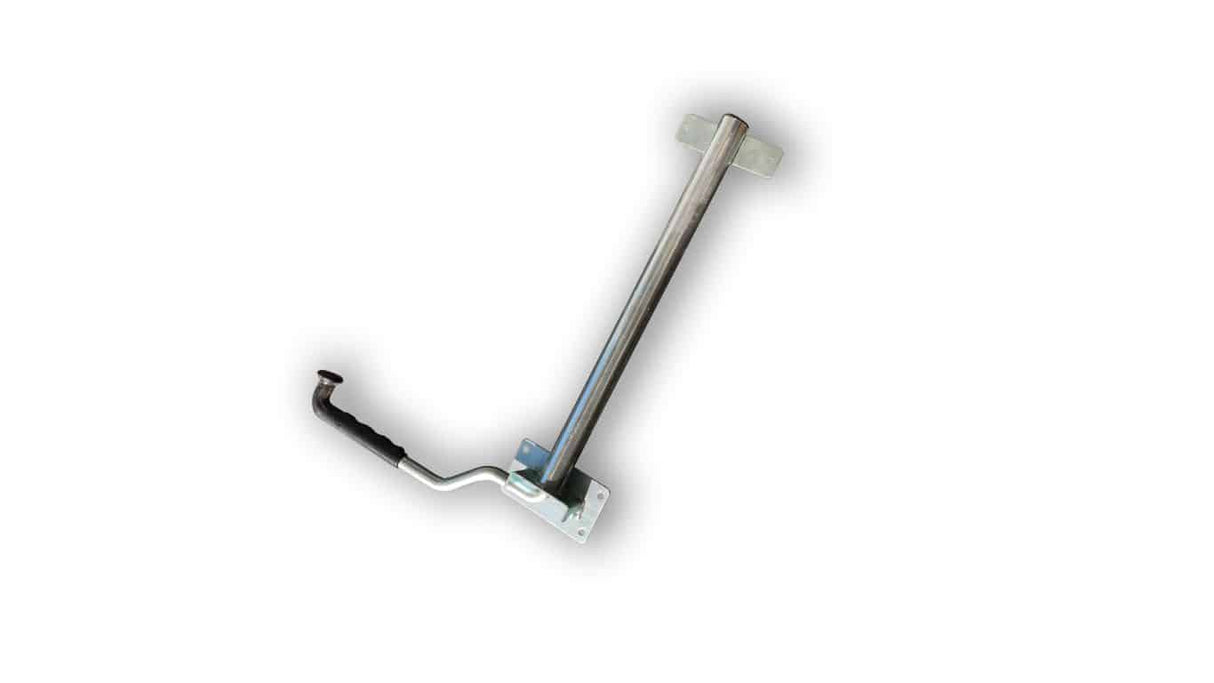 Fermaporta grande con molla estensibile zincata