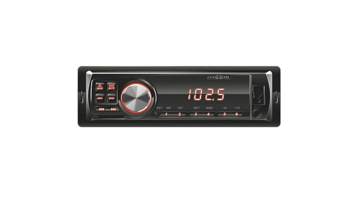 Autoradio und MP3-Player mit Bluetooth, FM, USB, SD & AUX – Blau