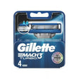 Recambios Gillette Mach3 Turbo (Pack de 4 unidades)