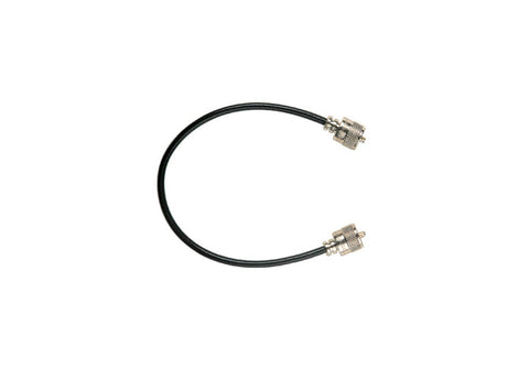 Cable para antena CB de 0,5 m con doble conector PL-259