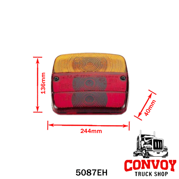 Tulipa para luz trasera de remolque