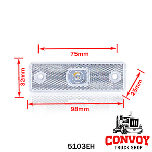 Einbau-LED-Positionsleuchte – Weiß