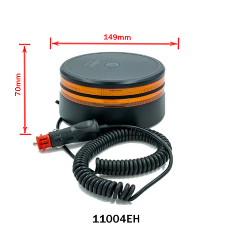 Gelbe LED-Warnleuchte mit Doppelstreifen – verschiedene Befestigungsoptionen