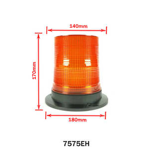 Lampeggiante LED giallo 80 LED 12/24V IP65