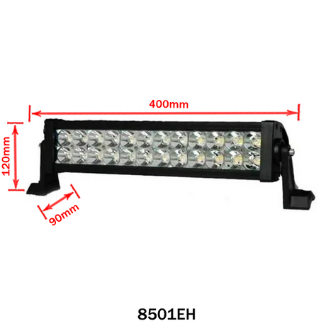 LED Work Light Bar Dual Row Flood 72W