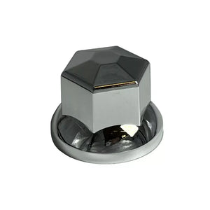 Chrome-Plated Plastic Lug Nut Cap