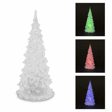 LED Weihnachtsbaum aus Acryl mit Farbwechsel – 22 cm