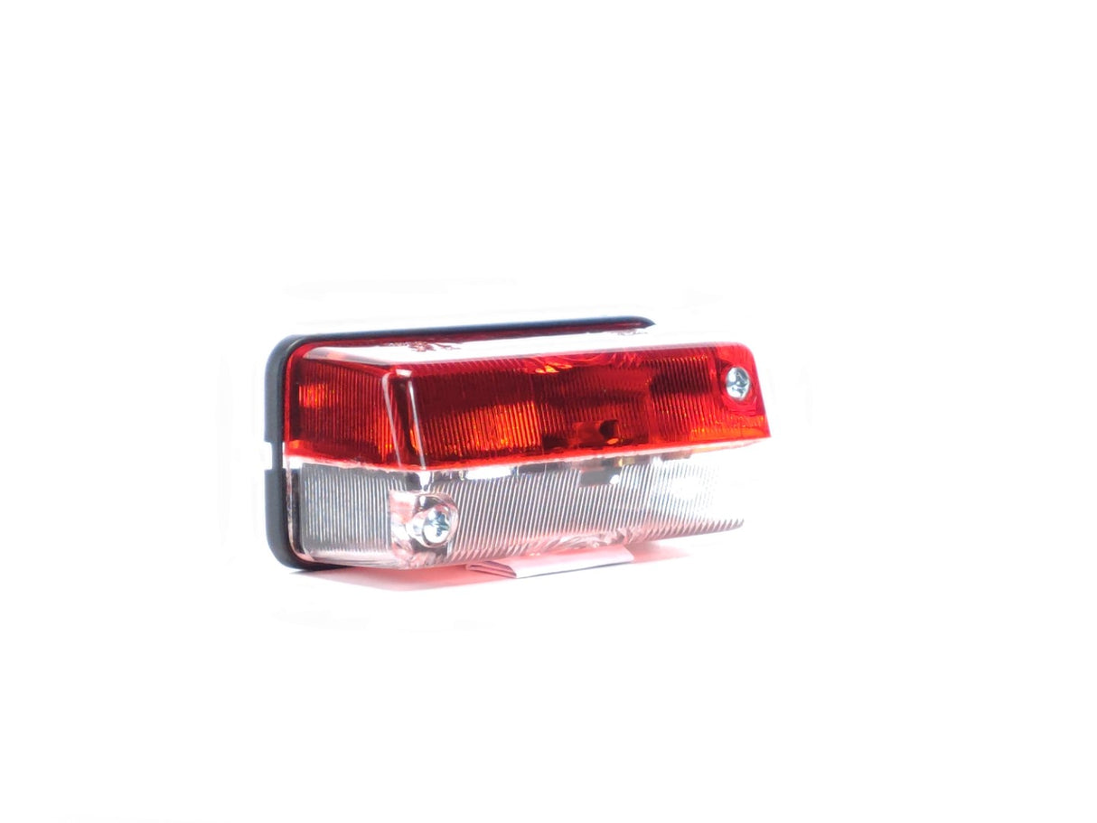 Feu de position rouge et blanc à visser pour véhicules utilitaires