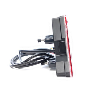 LED Rückleuchte, 4 Funktionen, dreieckig, links