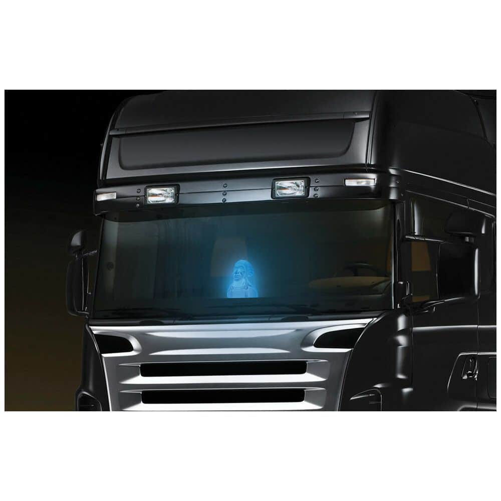 LED-Truck-Dekoleuchte Indianer 24V – Blaues Licht für Armaturenbrett & Regale