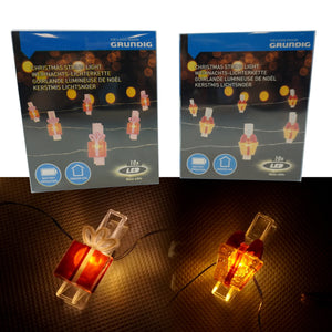LED Lichterkette Weihnachten – 10 LEDs, 120 cm, batteriebetrieben
