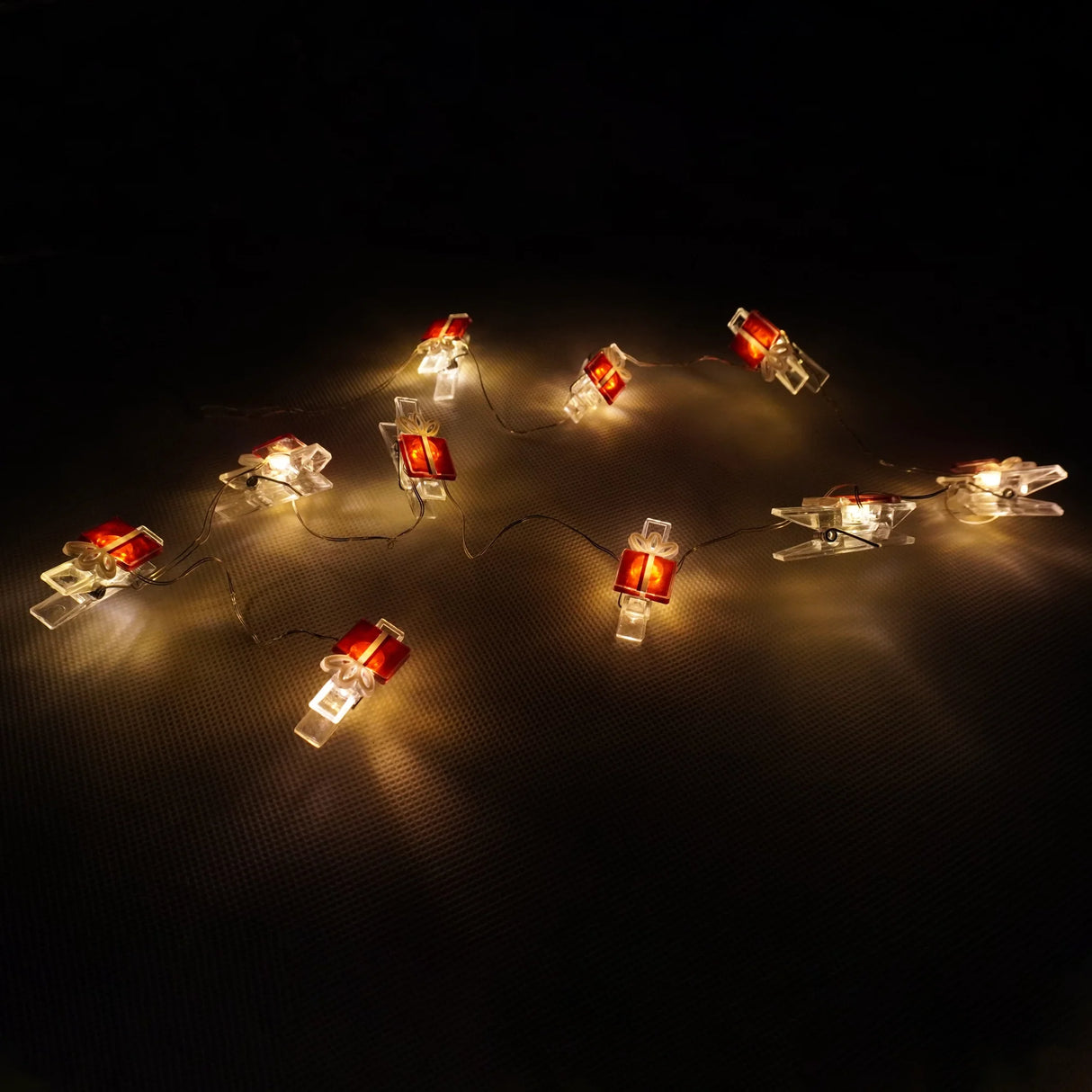 LED Lichterkette Weihnachten – 10 LEDs, 120 cm, batteriebetrieben