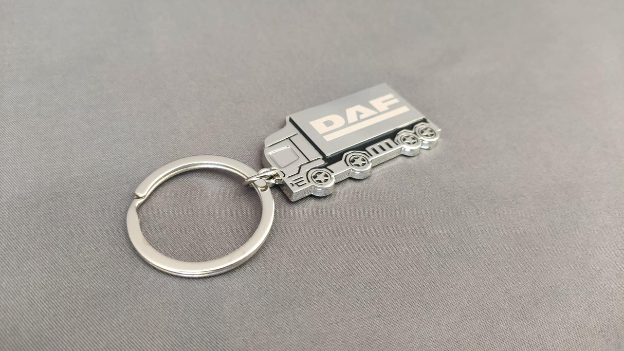 Truck Keychain with Engraved Logo
