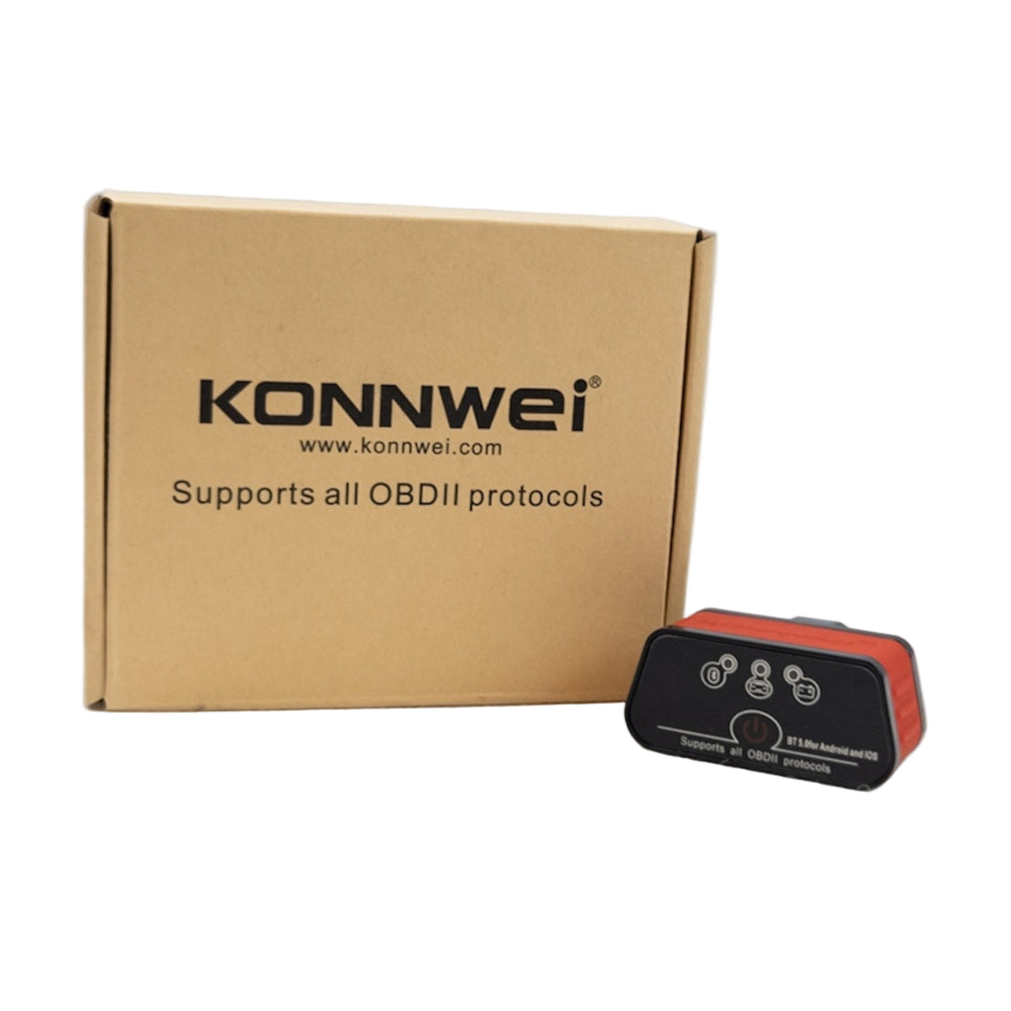 Konnwei OBD2 Bluetooth Fehlercode-Leser für Fahrzeugdiagnose
