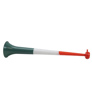 Corne de supporter pliable 53,5 x 12 cm – Rouge, blanc, vert