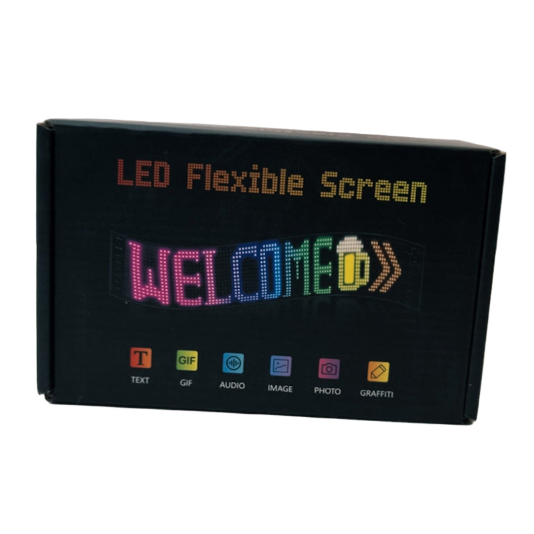 Set di Display LED con Occhi Animati, Telecomando e App – 12V, 590x120mm