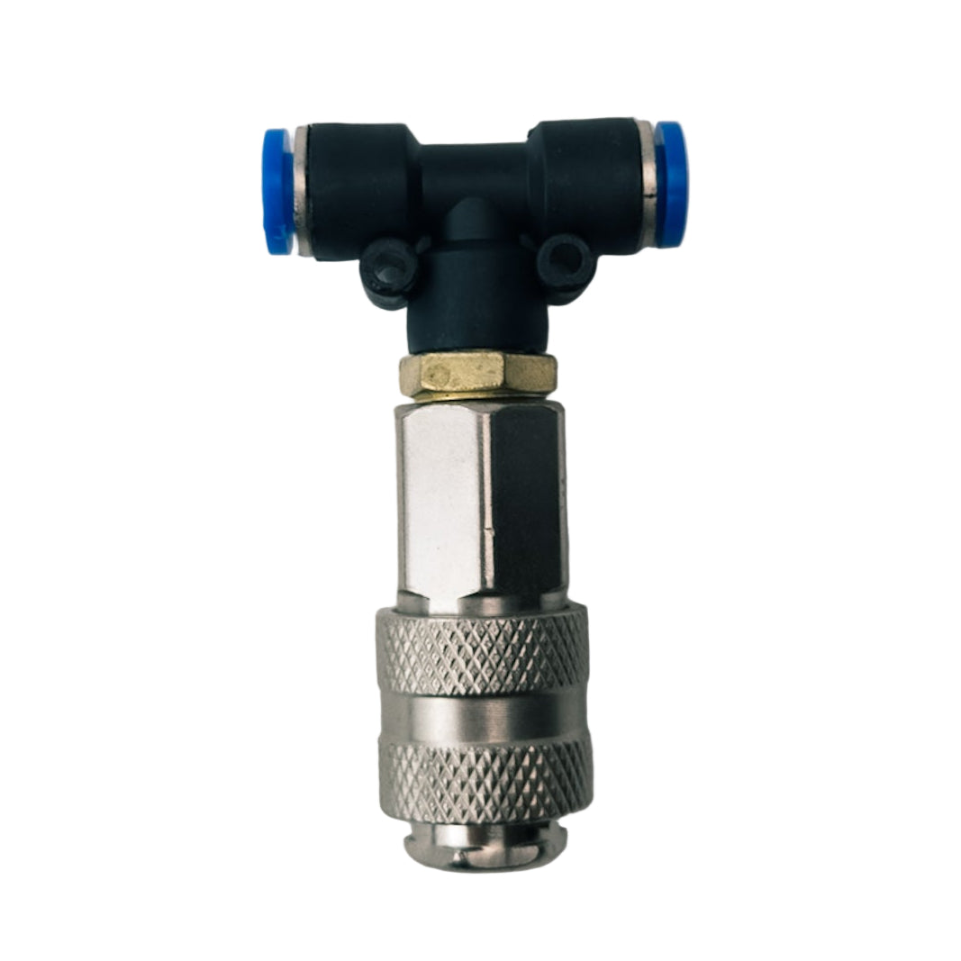 Kit de pistola sopladora con manguera espiral de 5 m