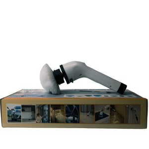 Spazzola Elettrica per la Pulizia con Manico Telescopico e 8 Testine