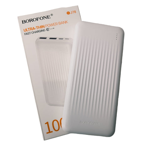 Power bank bianco da 10.000 mAh
