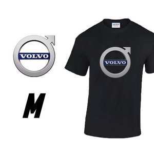 Camiseta Volvo 100% algodón – Negra