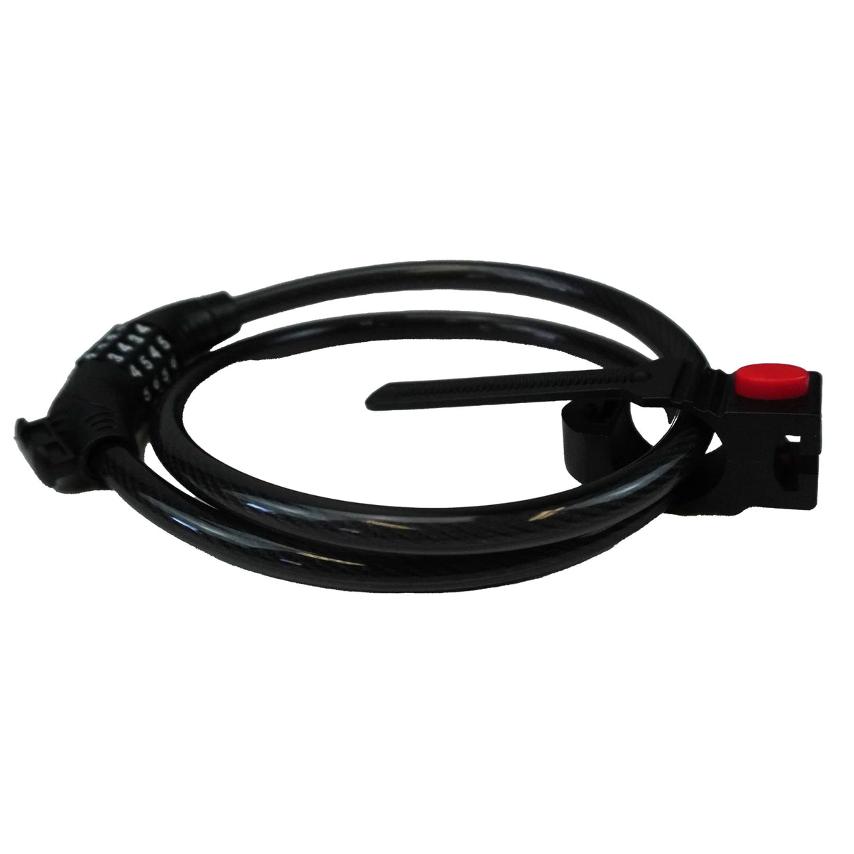 Candado de combinación para bicicleta Black+Decker, cable de acero 90 cm