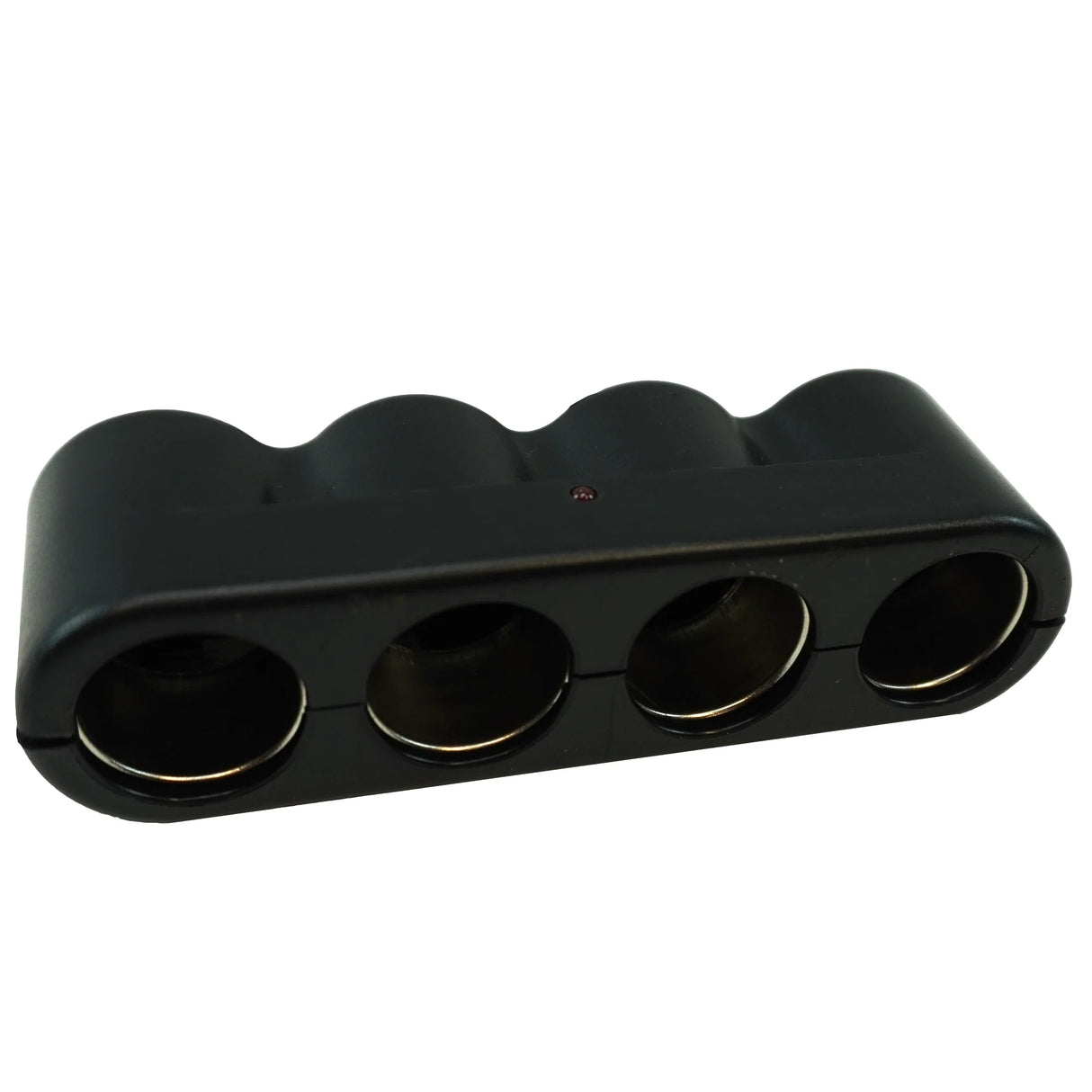 4-Socket Car Cigarette Lighter Splitter with Red LED Indicator