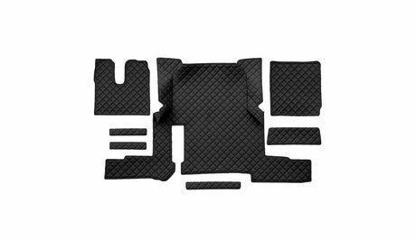 Tapis de sol en similicuir matelassé pour MAN TGX Automatique (2018-2020) – Version un tiroir
