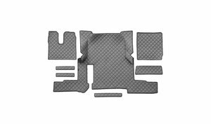 Tapis de sol en similicuir matelassé pour MAN TGX Automatique (2018-2020) – Version un tiroir