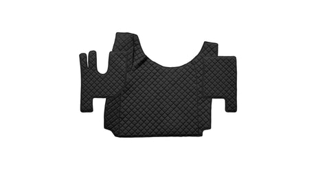 Tapis cabine sur-mesure en simili cuir matelassé pour Renault T (à partir de 2014)