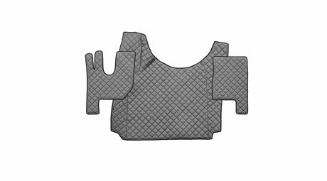 Tapis cabine sur-mesure en simili cuir matelassé pour Renault T (à partir de 2014)