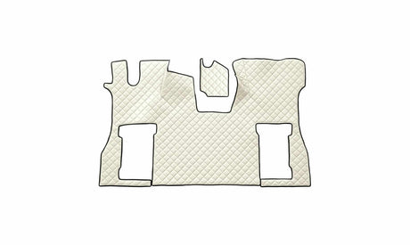 Tapis de cabine en similicuir matelassé pour Scania S à plancher plat (dès 2017)